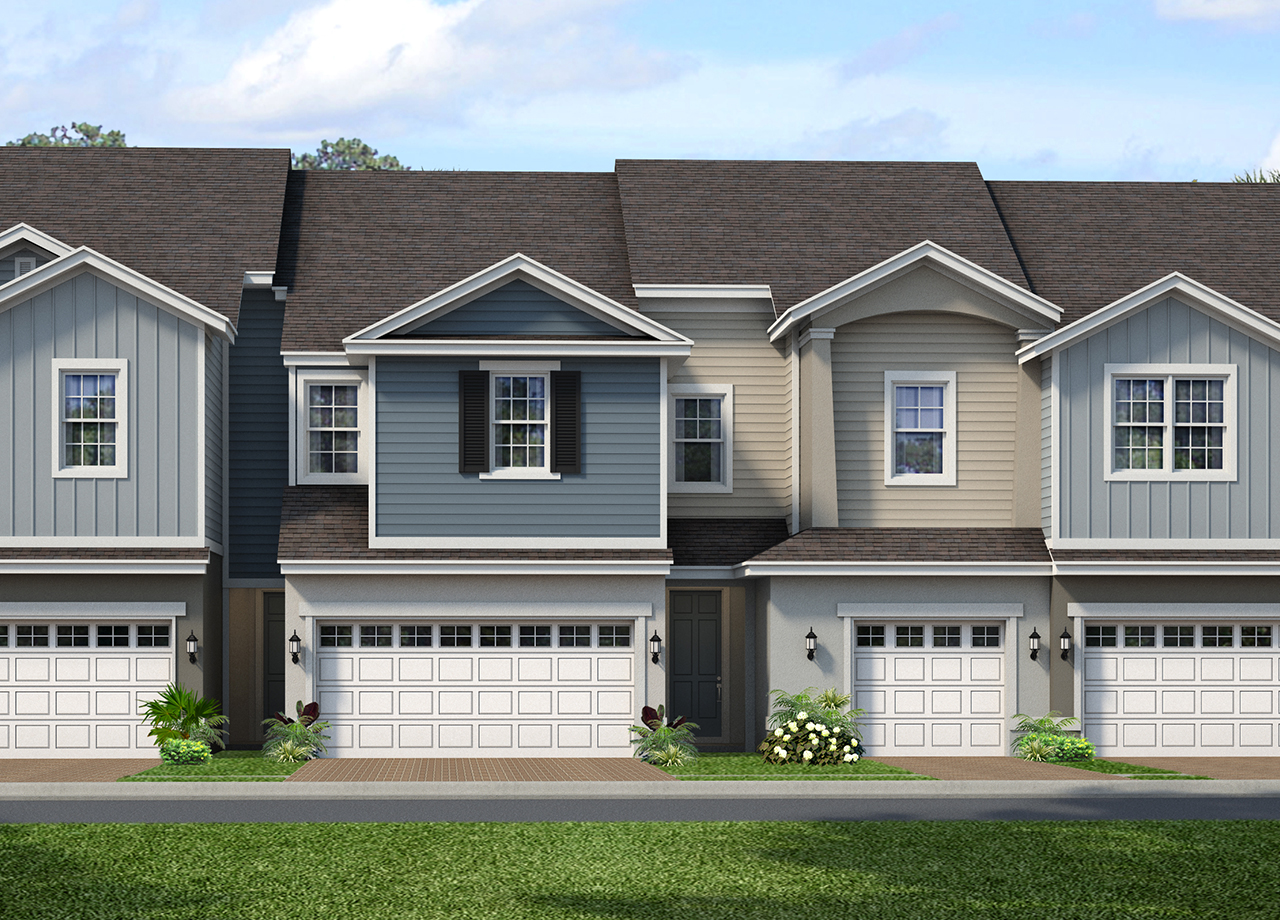 Towns at Wiregrass a Quinn Residence New Homes for Rent in St