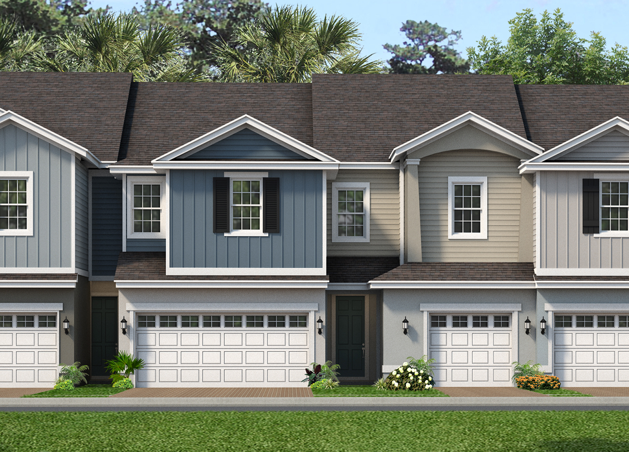 Towns at Wiregrass a Quinn Residence New Homes for Rent in St
