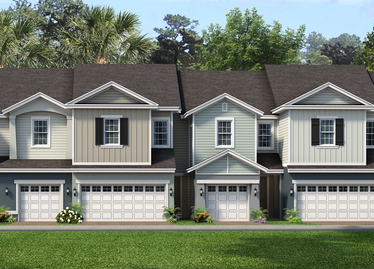 Towns at Wiregrass a Quinn Residence New Homes for Rent in St